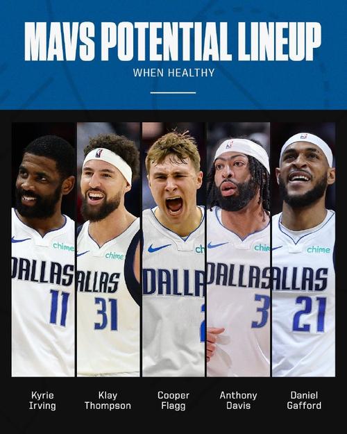 独行侠战步行者先发:弗拉格、克里斯蒂、克莱、华盛顿、浓眉