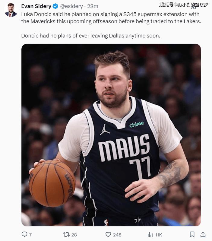 前高管：交易来东契奇有手就行 佩林卡有詹眉却只拿了1个冠军