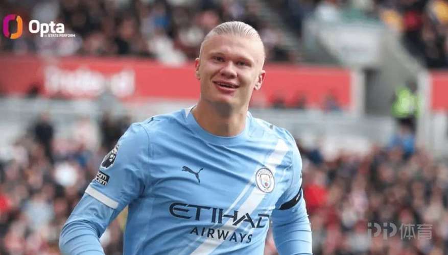 哈兰德近5个英超主场进9球，对阵利兹联进球将成最快100球的球员